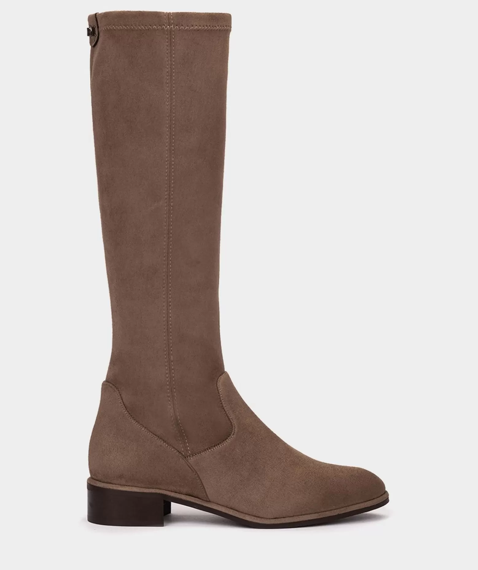 Pedro Miralles Botte En Cuir Vegetalien Elastique De Couleur Taupe