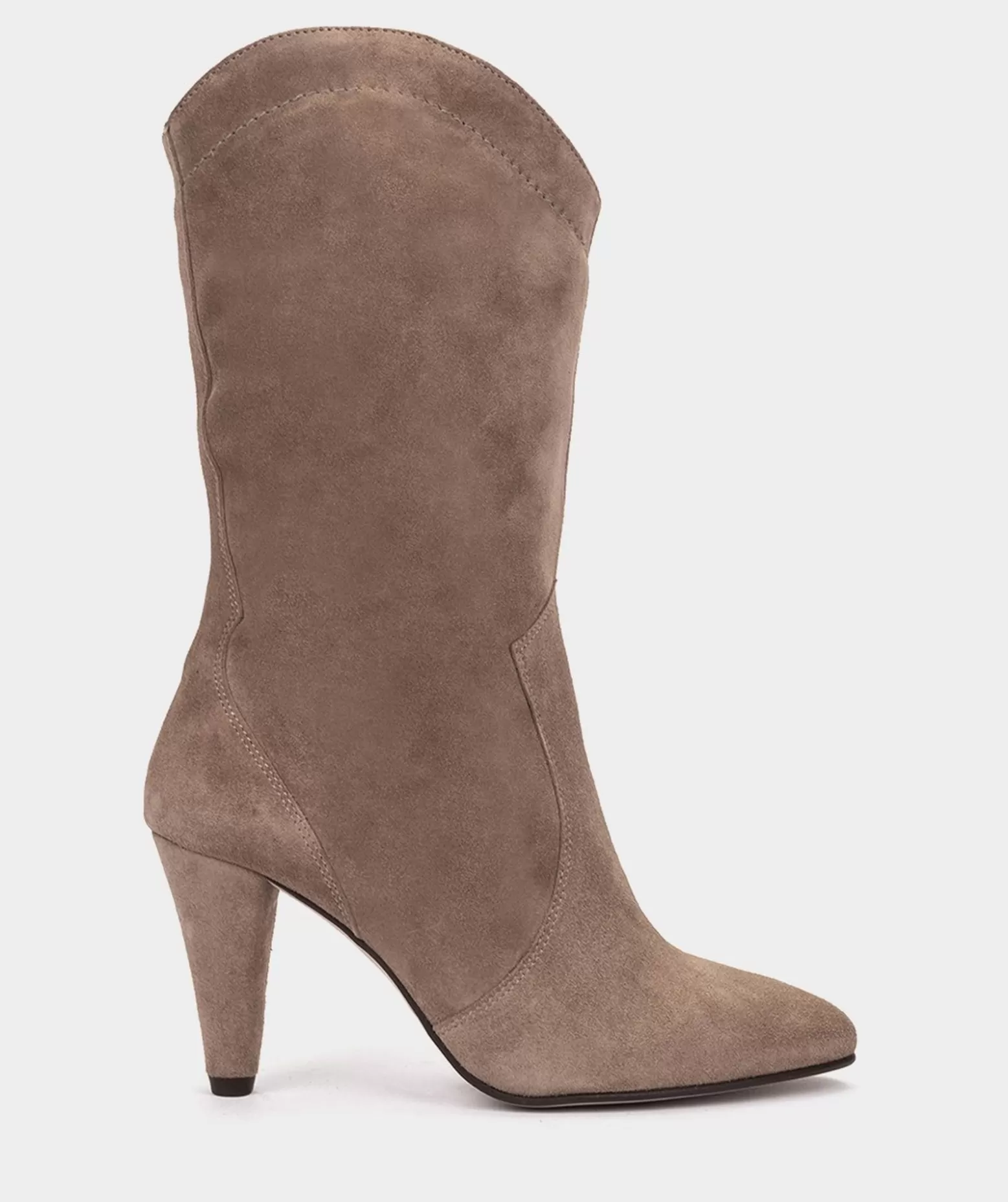 Pedro Miralles Bottes A Talons Hauts En Cuir Suede Marron