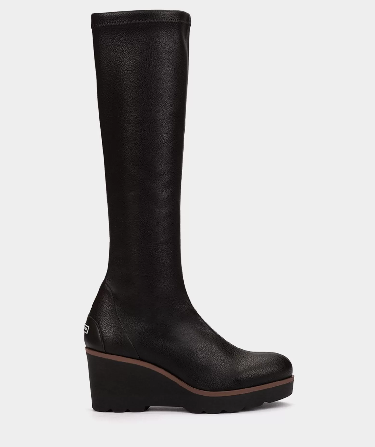 Pedro Miralles Bottes En Cuir Vegetalien Extensible A Hauteur Du Genou En Noir