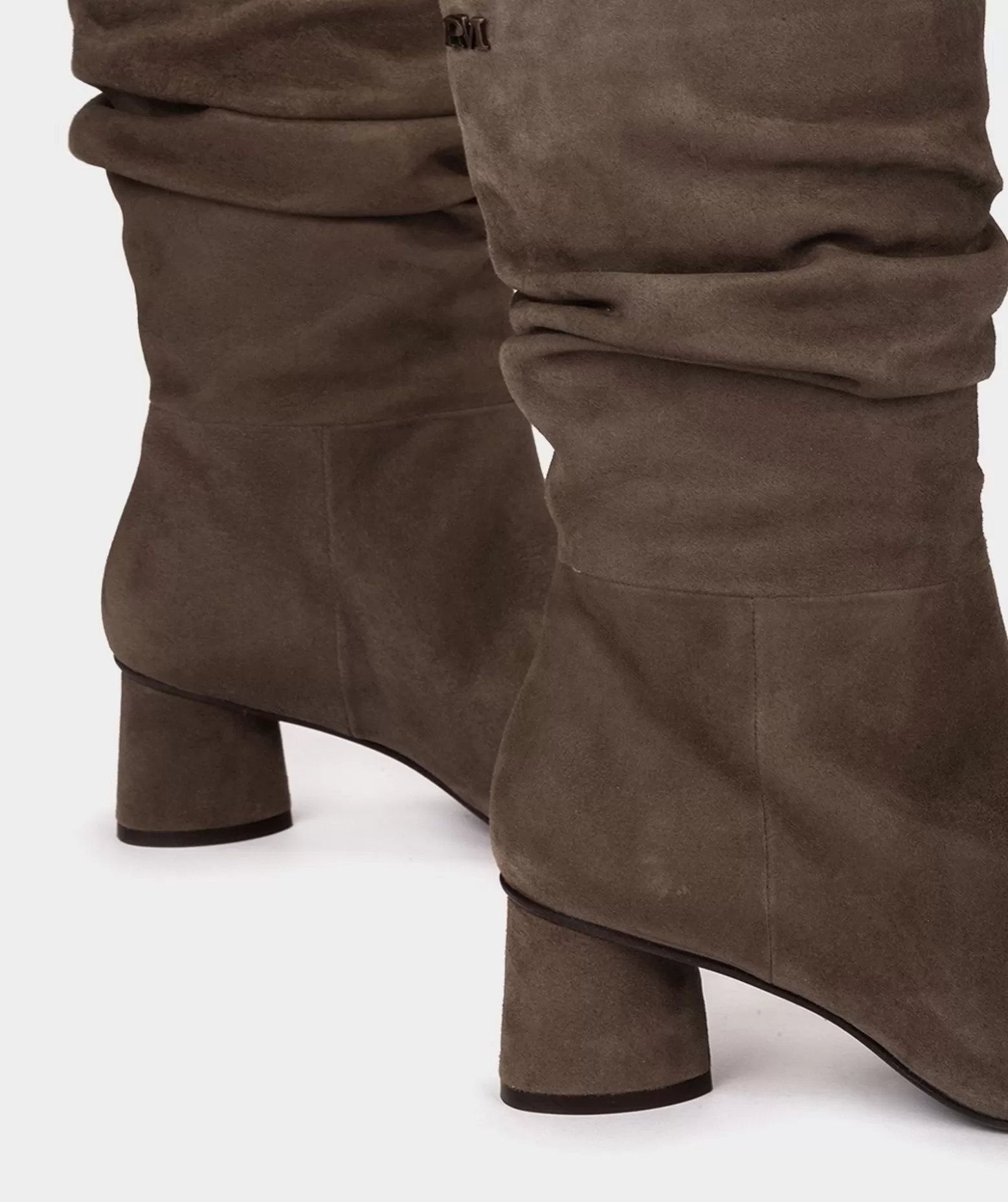 Pedro Miralles Bottes Mi-Mollet En Daim Marron