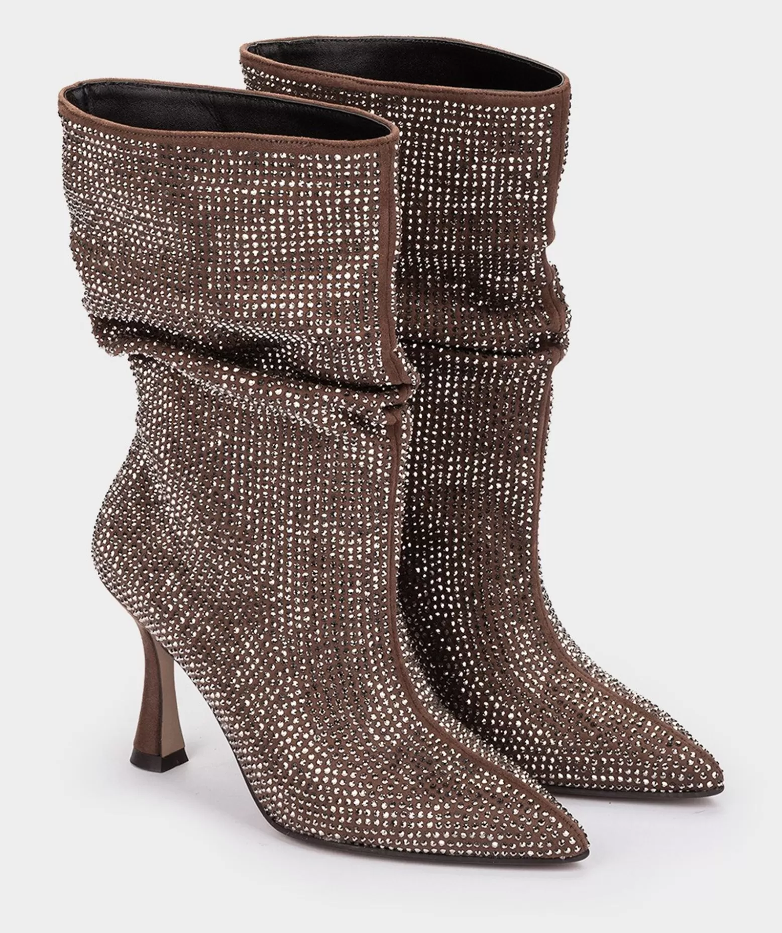 Pedro Miralles Bottes Mi-Mollets Avec Strass