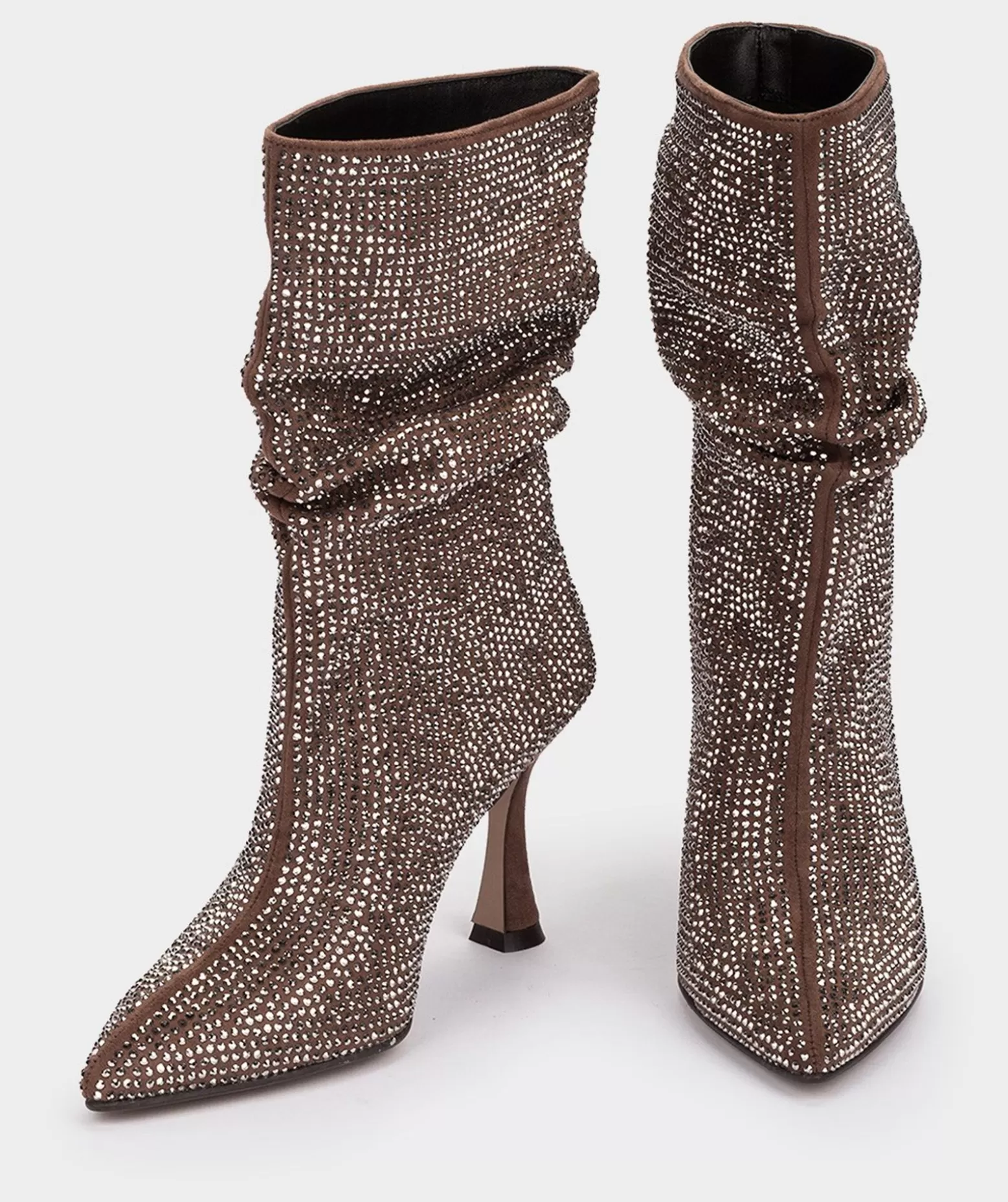 Pedro Miralles Bottes Mi-Mollets Avec Strass