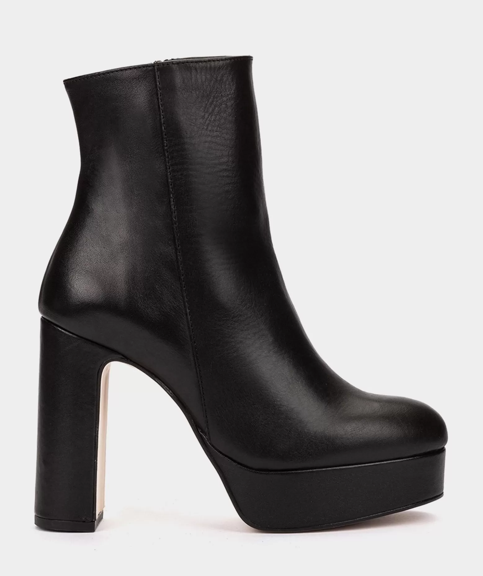 Pedro Miralles Bottines A Talons Avec Plateforme En Cuir Noir