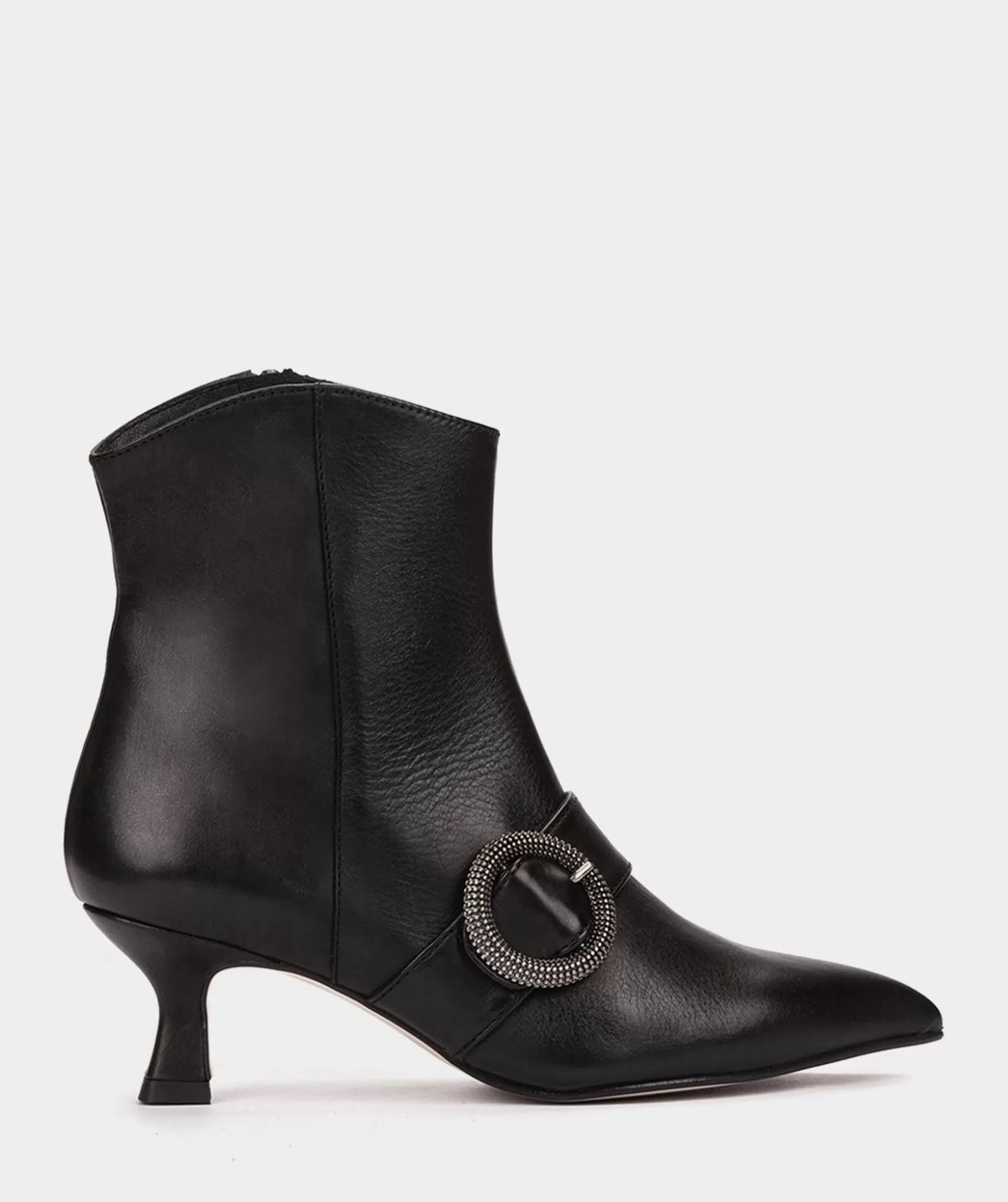 Pedro Miralles Bottines A Talons En Cuir Noir