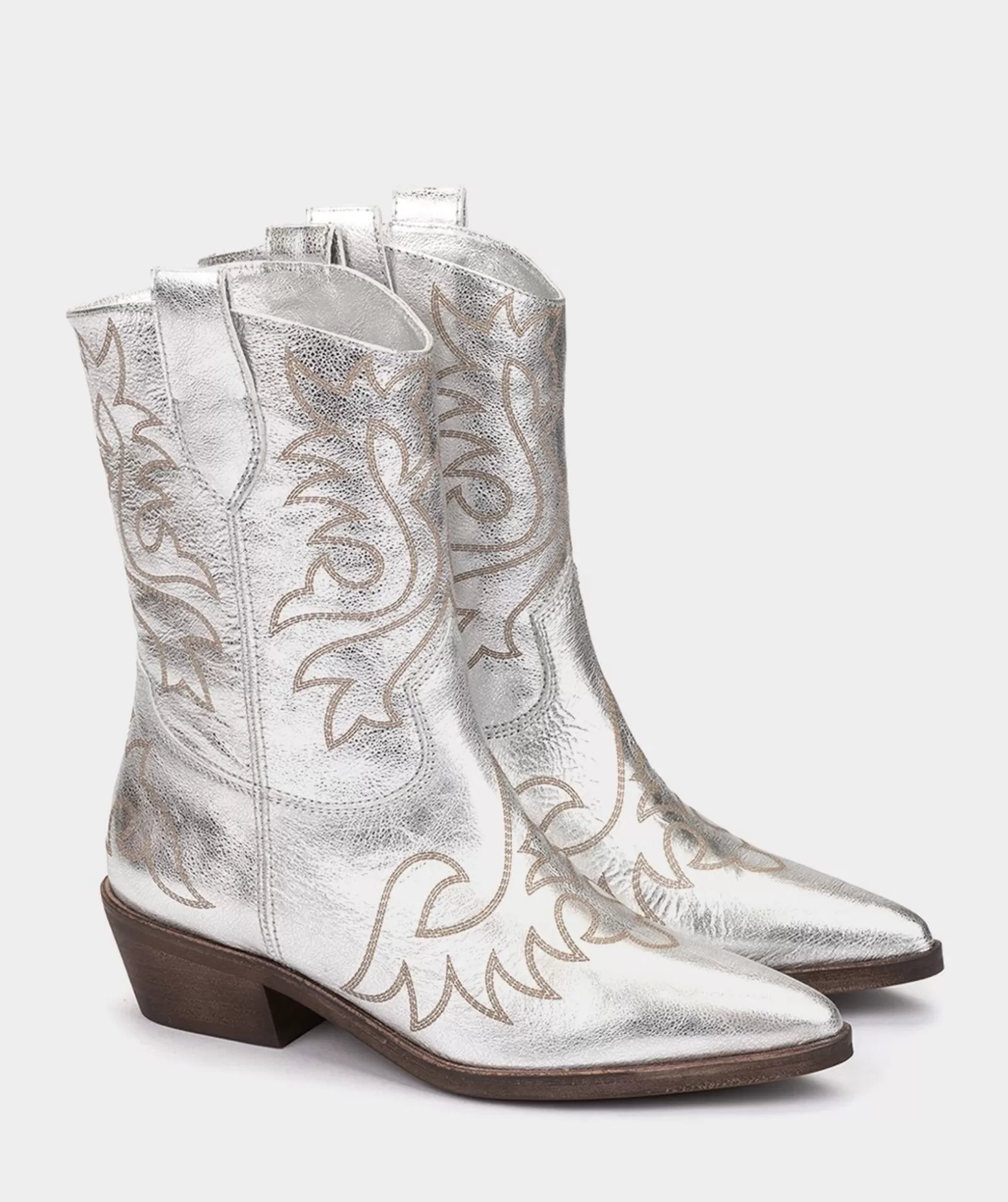 Pedro Miralles Bottines Cowboy En Cuir