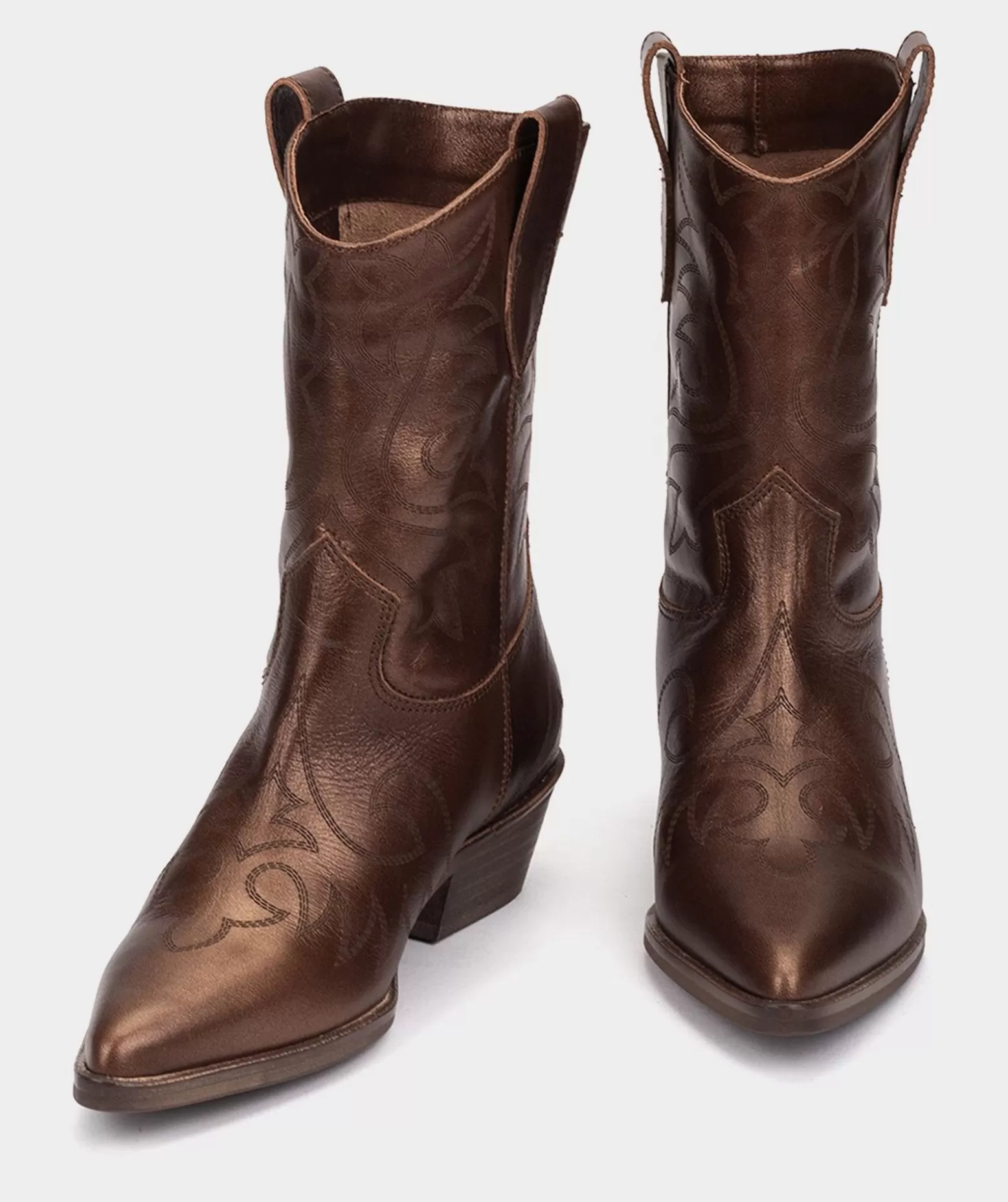 Pedro Miralles Bottines Cowboy En Cuir