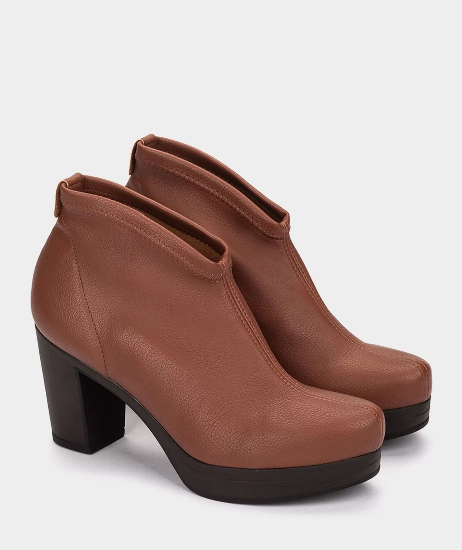 Pedro Miralles Bottines Elastiques En Cuir Vegan Couleur Cuir