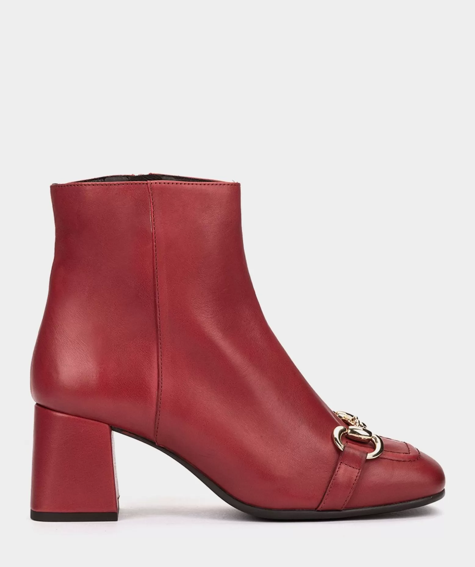 Pedro Miralles Bottines En Cuir Rouge