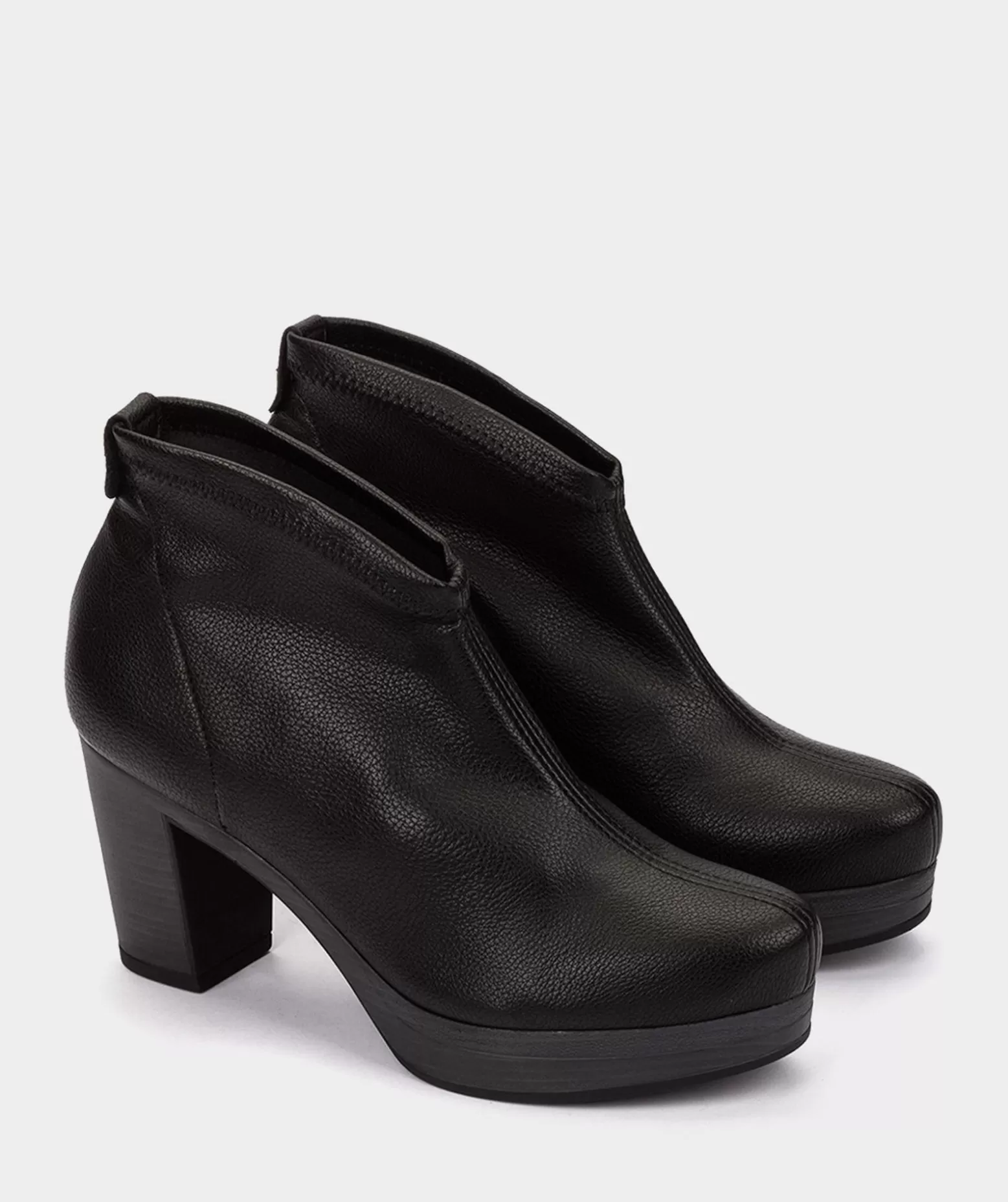 Pedro Miralles Bottines En Cuir Vegan Elastique Noir