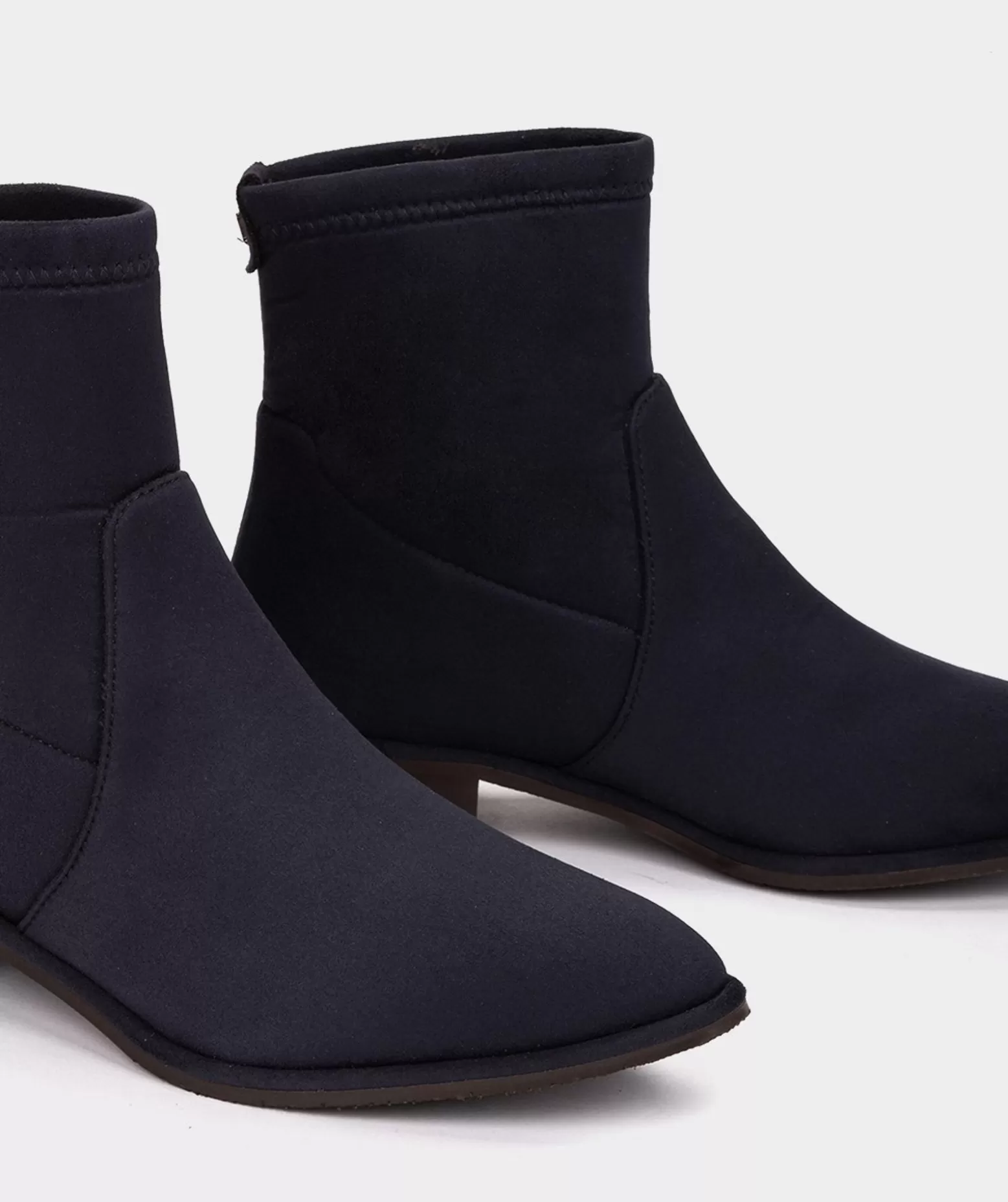 Pedro Miralles Bottines En Cuir Vegetalien Extensible Bleu Marine