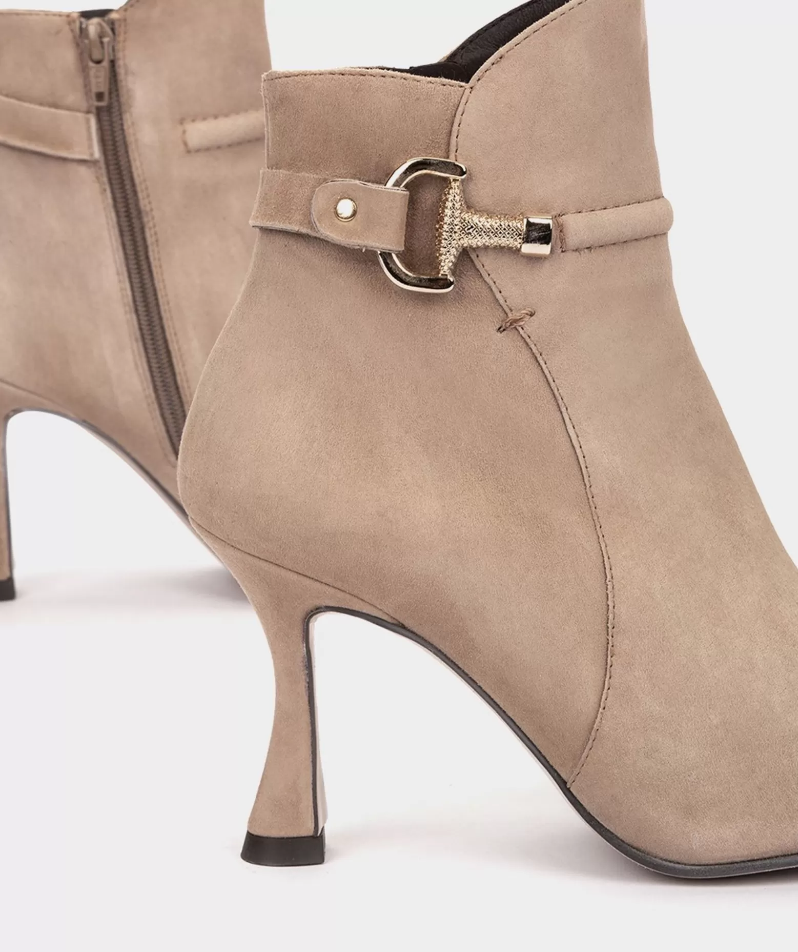 Pedro Miralles Bottines En Daim De Couleur Beige