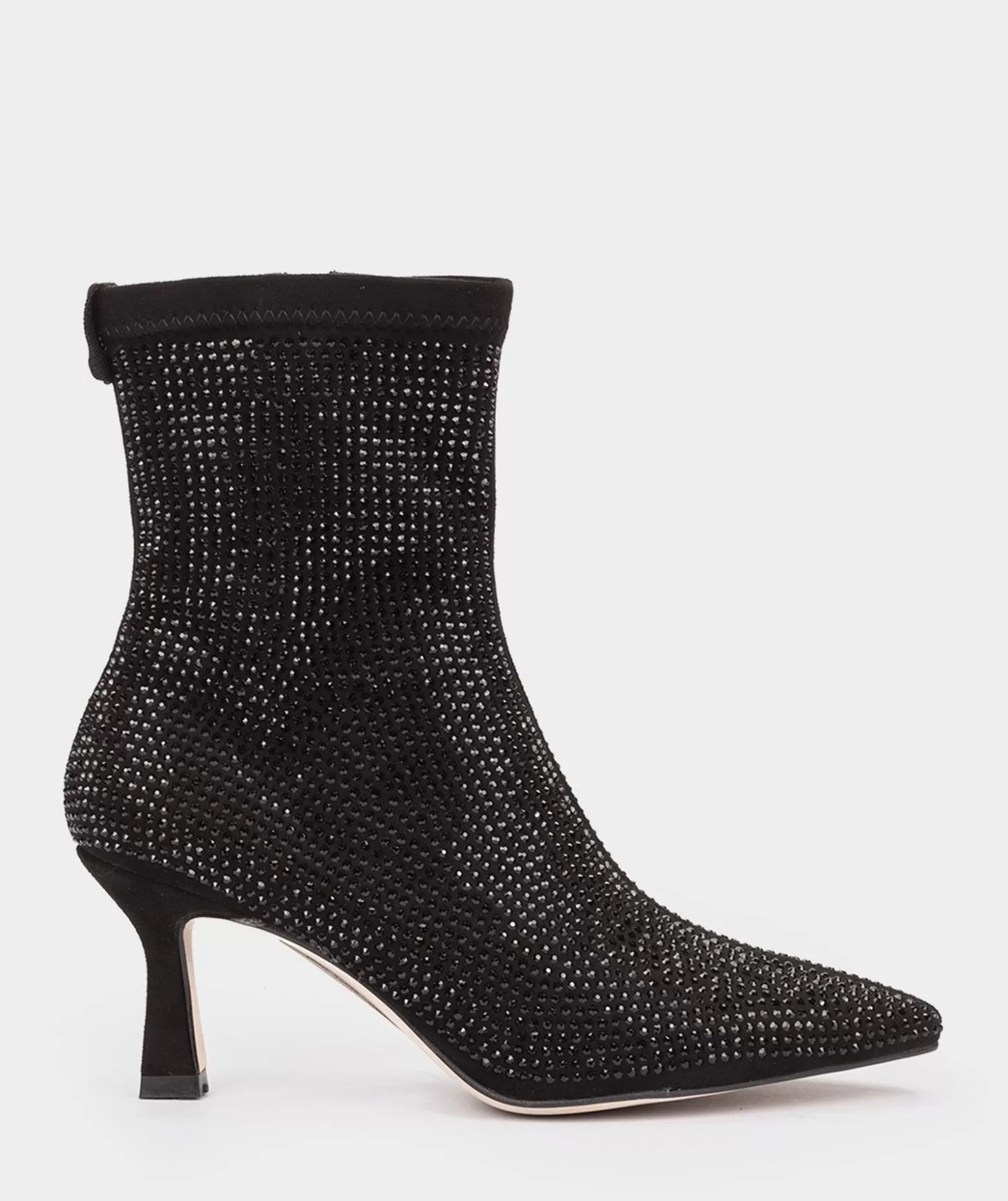 Pedro Miralles Bottines En Tissu Avec Strass.