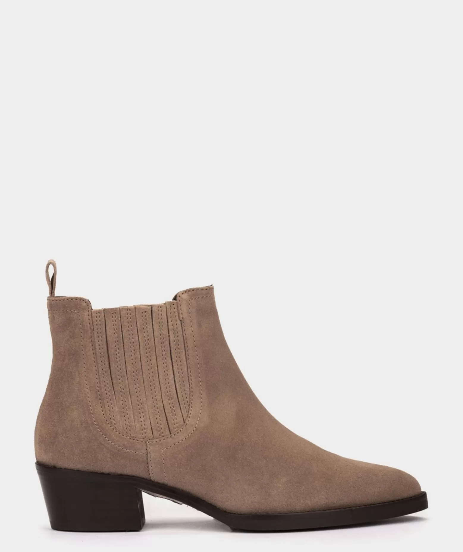 Pedro Miralles Bottines En Velour De Cuir Marron Clair