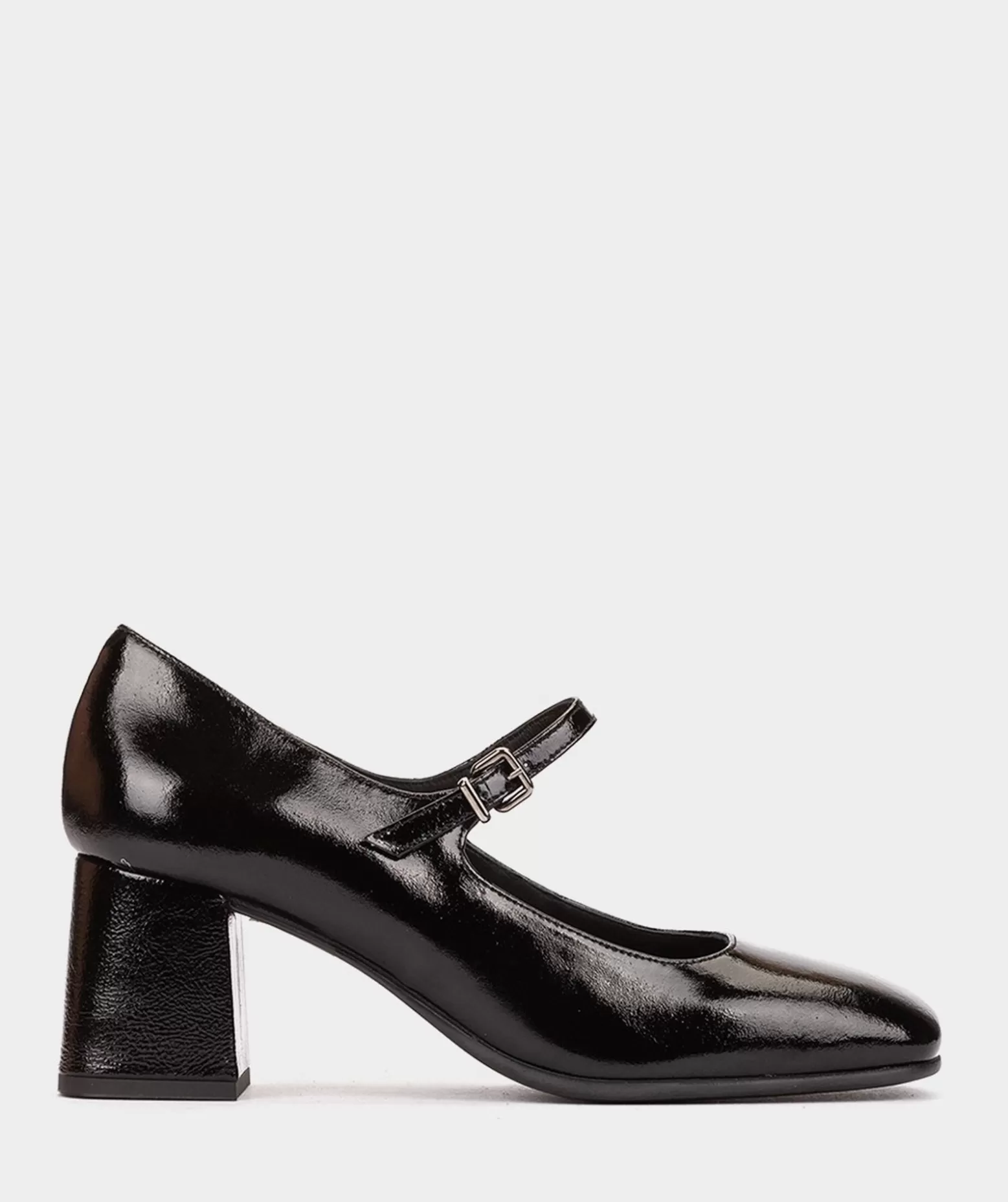 Pedro Miralles Chaussures A Talon Haut En Cuir Verni De Couleur Noire