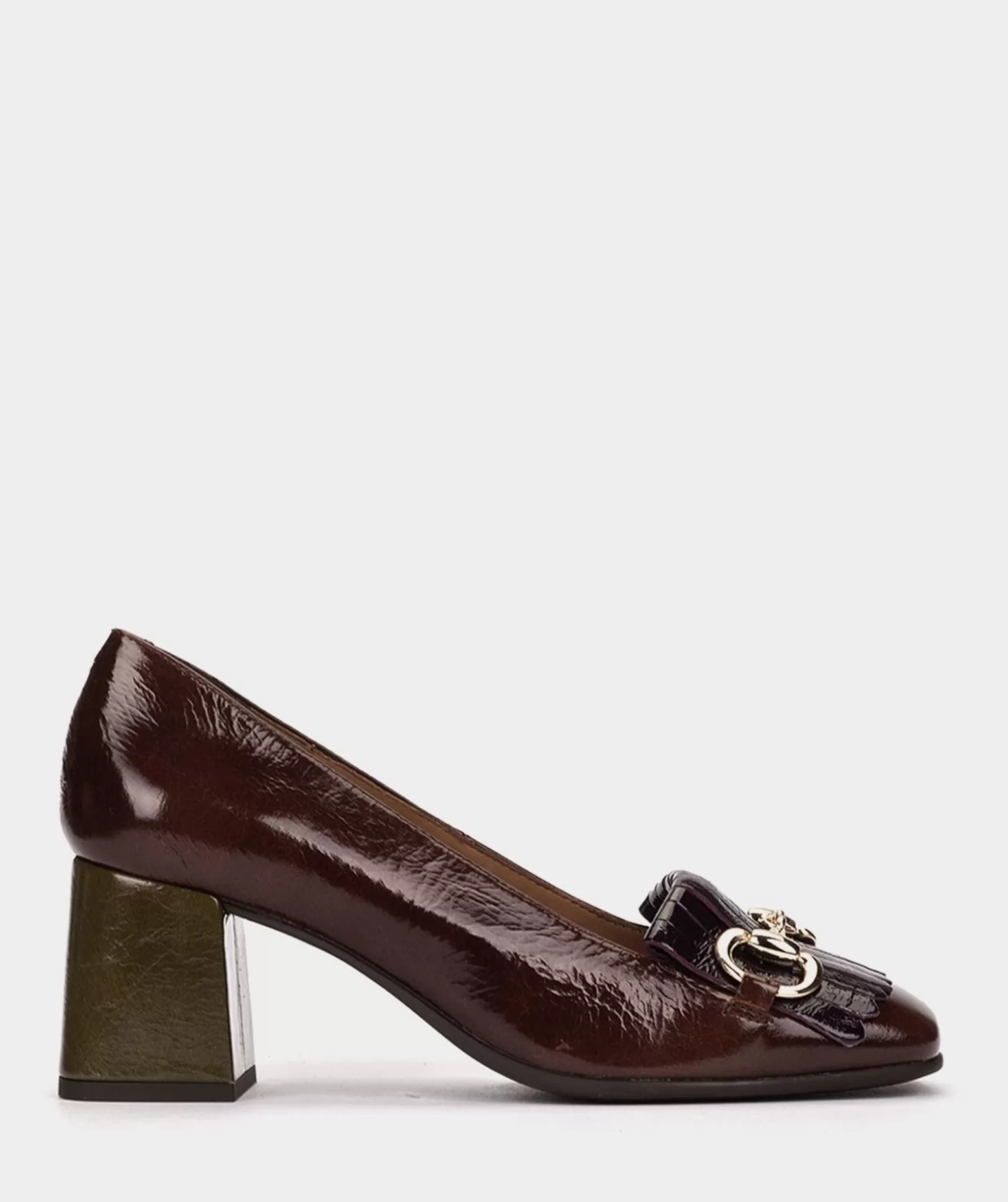 Pedro Miralles Chaussures A Talons En Cuir Verni Marron