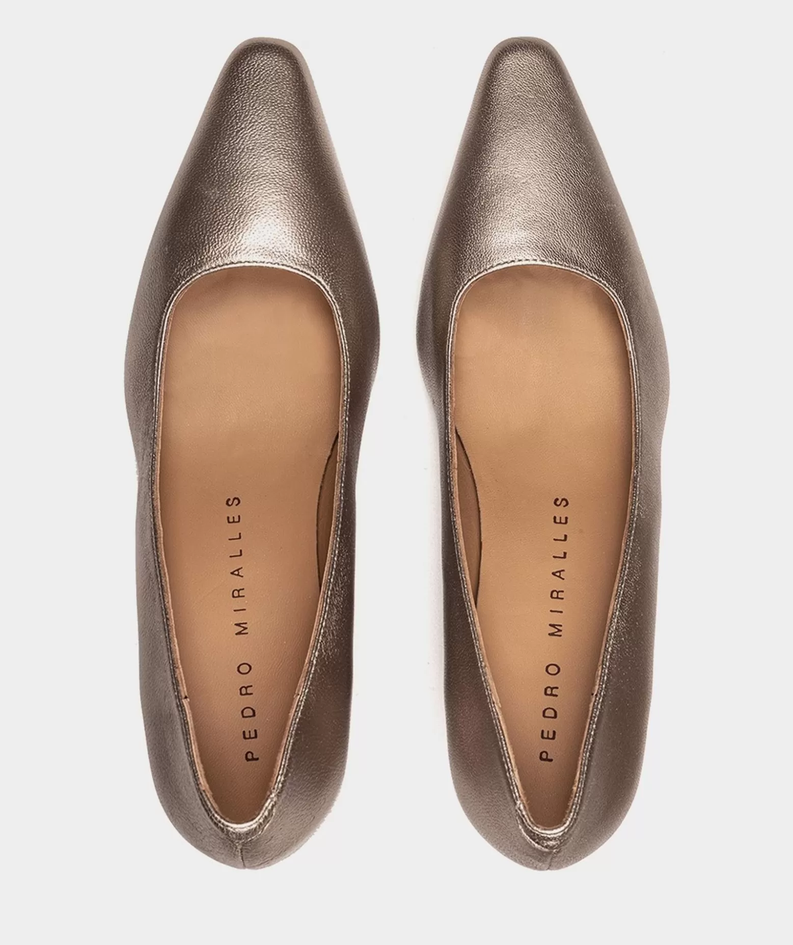 Pedro Miralles Chaussures A Talons Et A Bouts Pointus En Cuir Metallise