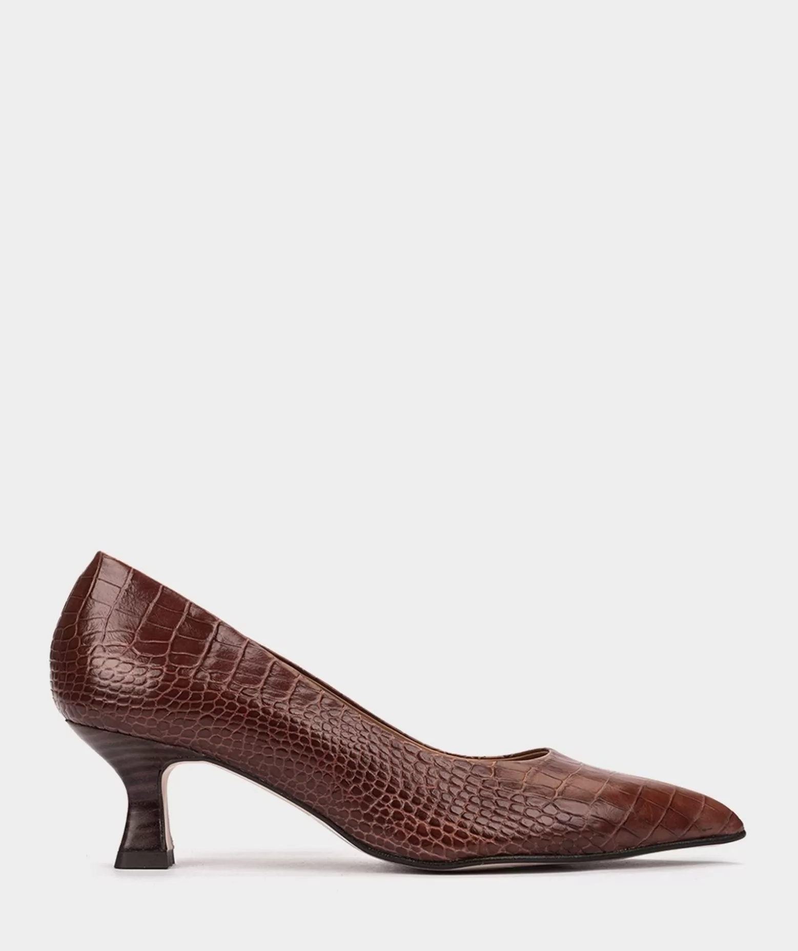Pedro Miralles Chaussures A Talons Hauts A Bout Pointu En Cuir Marron Embosse