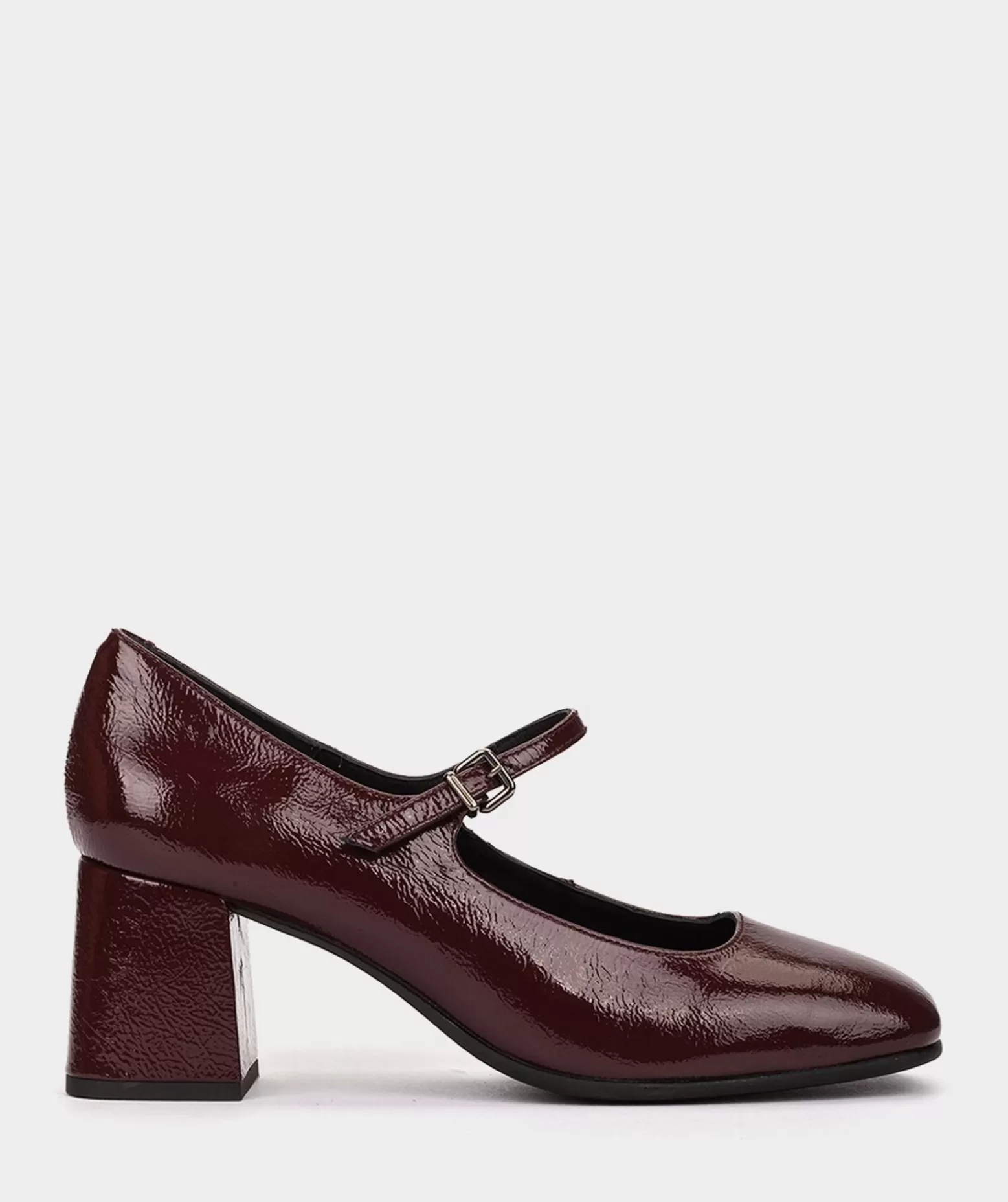 Pedro Miralles Chaussures A Talons Hauts En Cuir Verni De Couleur Vin
