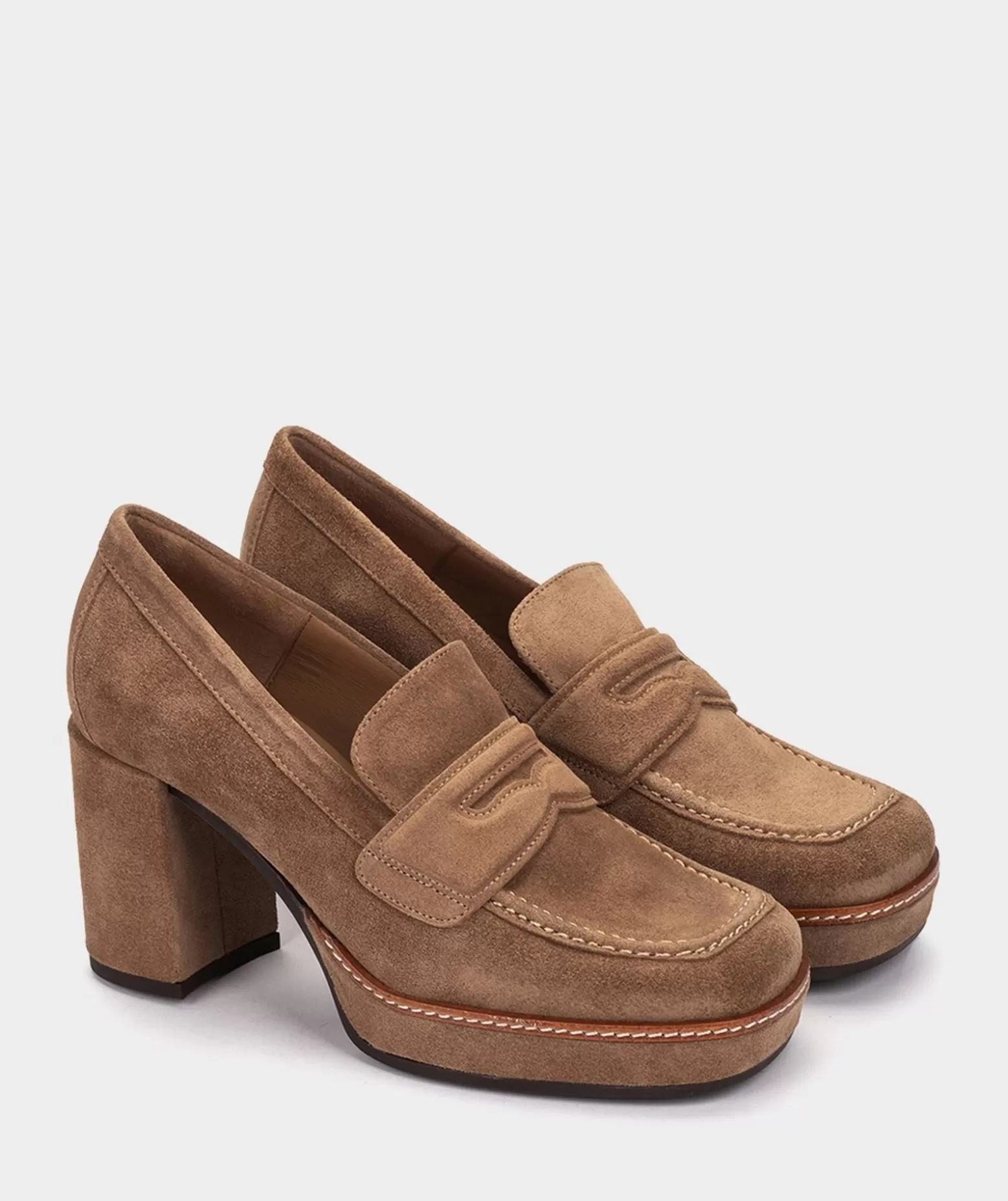 Pedro Miralles Mocassins En Croute De Cuir Marron