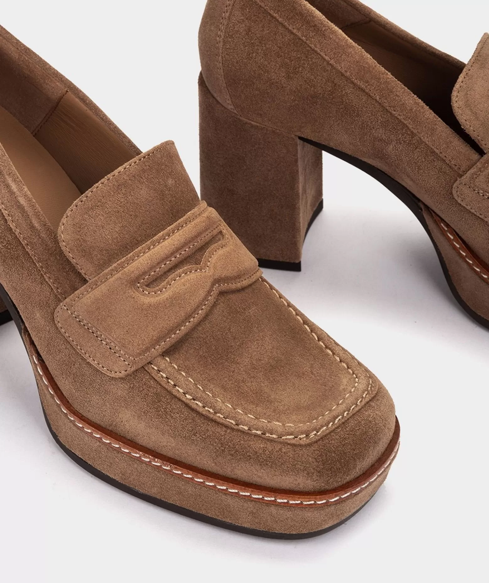 Pedro Miralles Mocassins En Croute De Cuir Marron