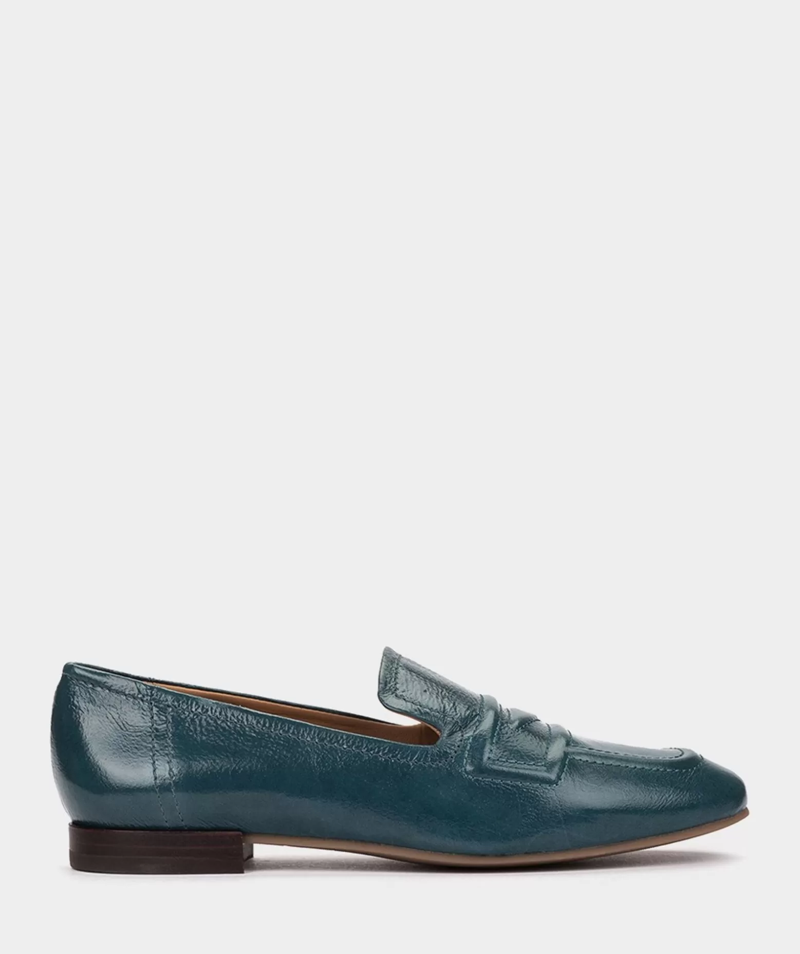 Pedro Miralles Mocassins En Cuir Verni Bleu