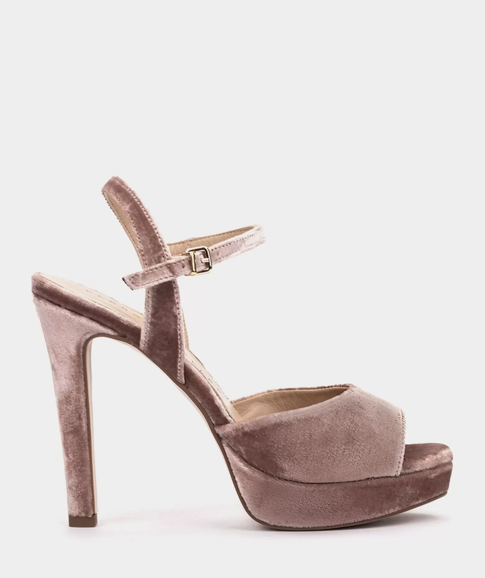 Pedro Miralles Sandales A Talons Plateforme En Velours Nude