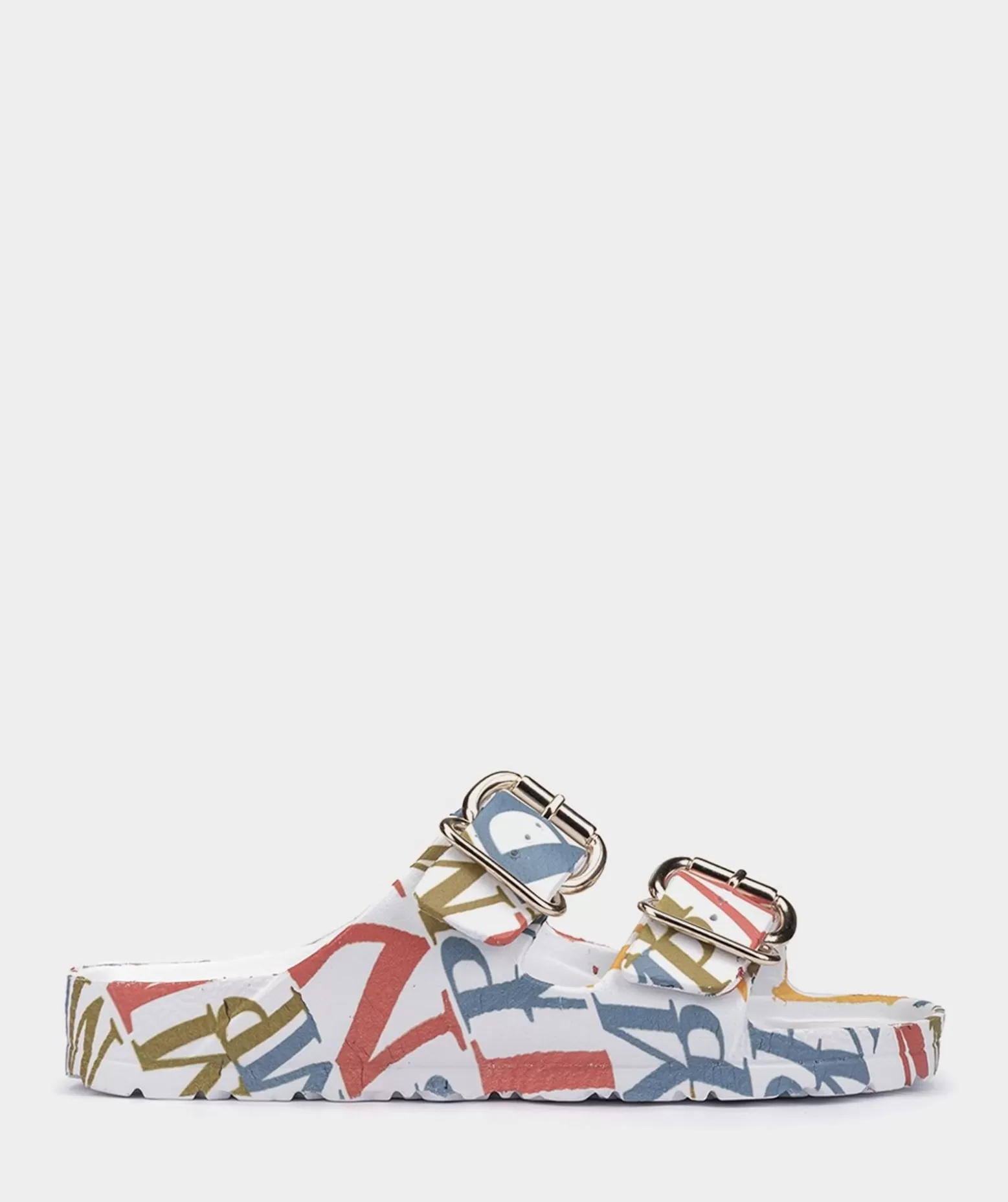 Pedro Miralles Sandales Plates Avec Impression De Marque Emblematique, Ornee De Boucles